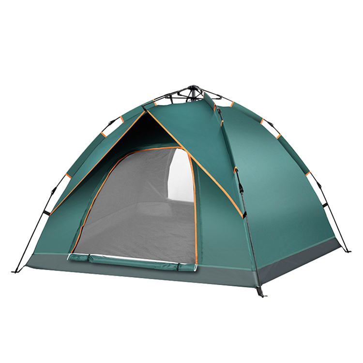 2 Person Single Layer Full Automatic Camping Tent