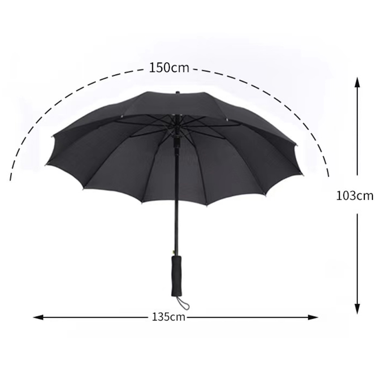 Golf Double Layers Extra Large Long-handled Umbrella