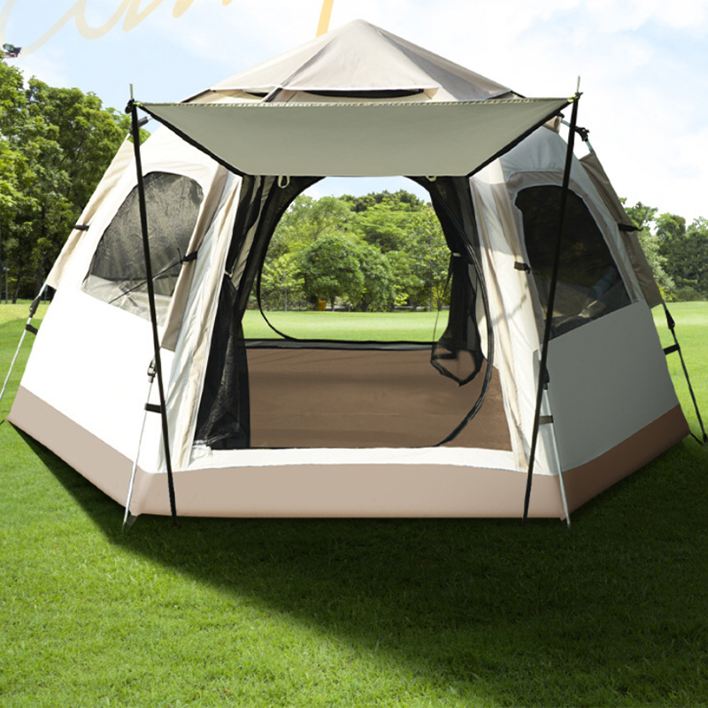 Automatic Portable Sunscreen Hexagonal Tent