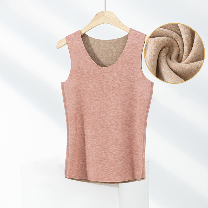Women Winter Velvet Thermal Vest