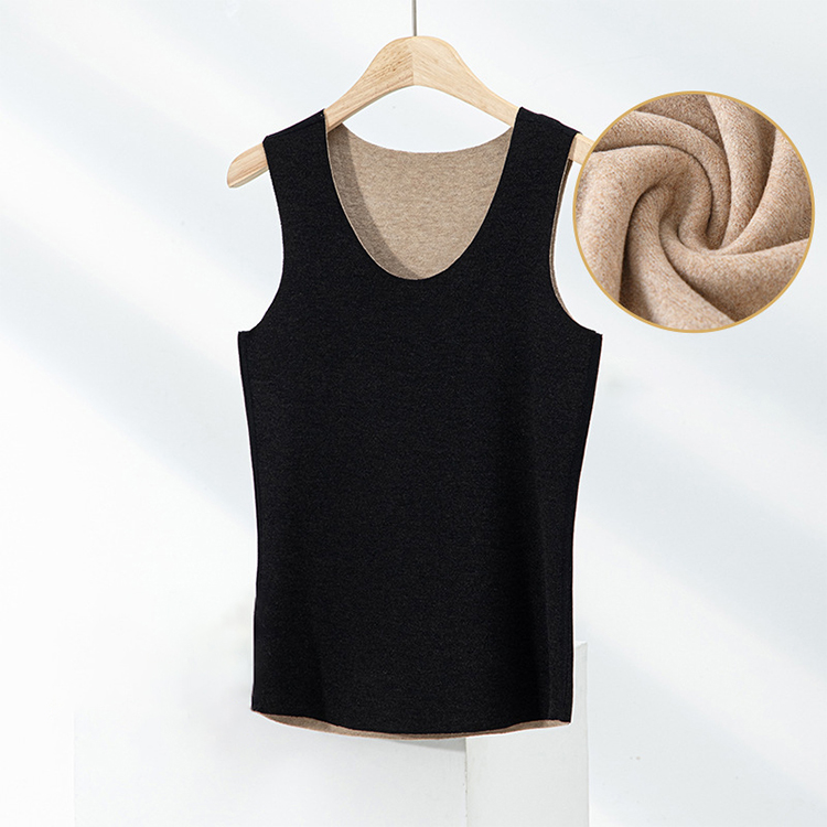 Women Winter Velvet Thermal Vest