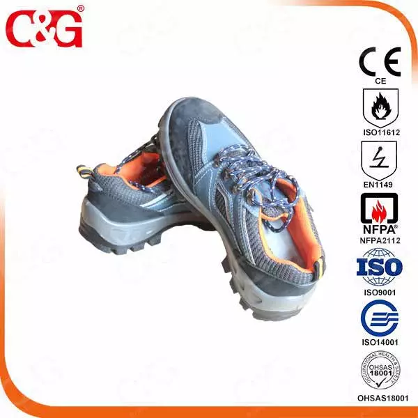 high quality leather 100% waterproof industrial safety shoes