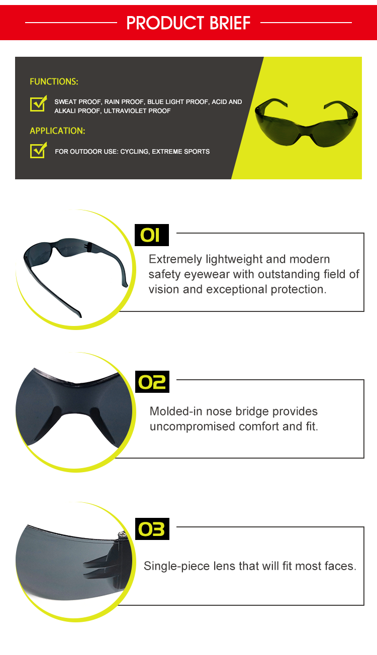 Blue light safety glasses protective spectacles