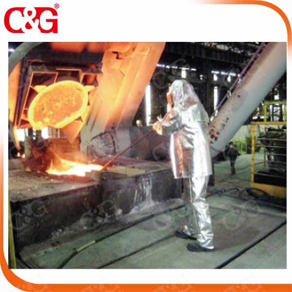 CG metal splash aluminized approach suit metaltech garment