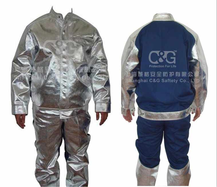 Aluminized Fire Suit heat resistant clothing fireproof suit