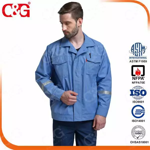 6cal/cm2 dupont protera electrical arc flash protection jacket workwear