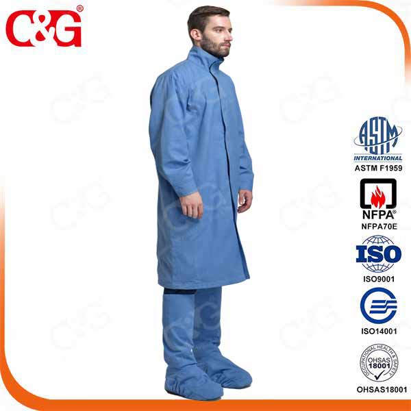 NFPA 70E,ASTM F1959,Cat III 25cal/cm2 Electric Arc Flash Jacket and Pants