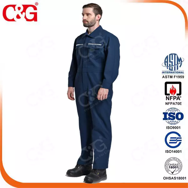 Cat2 12cal/cm2 arc flash protective clothing