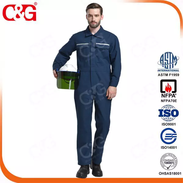 Cat2 12cal/cm2 arc flash protective clothing