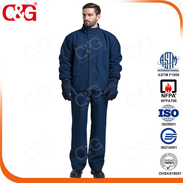 Cat4 electrician uniform for 40cal/cm2 Arc Flash Protection