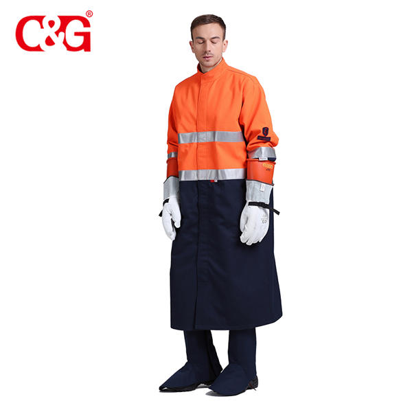 Complete production line 55 cal arc flash proof personal protective equipment clothing for ASTM F1959