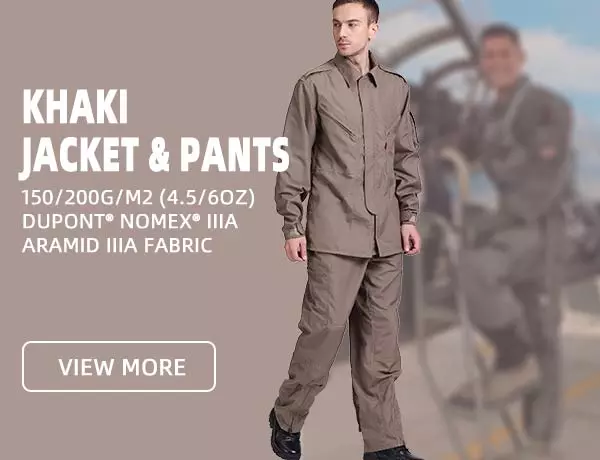 Nomex flight suits jacket pants