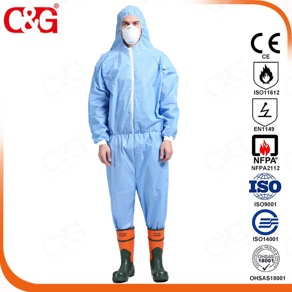 Solid particulates Protective clothing