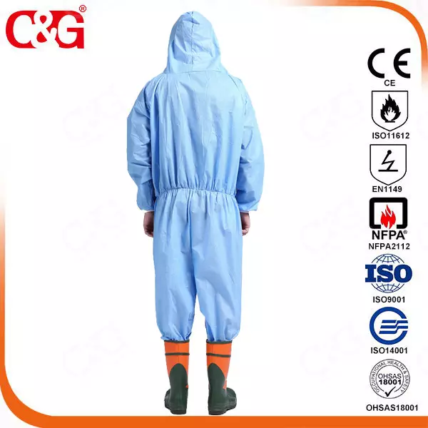 Solid particulates Protective clothing