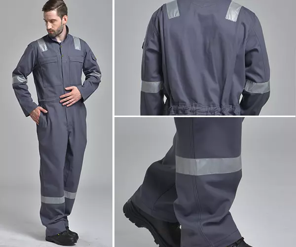 100% FR Cotton safety coverall