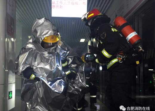 Precautions for use of Aluminized fire proximity suit