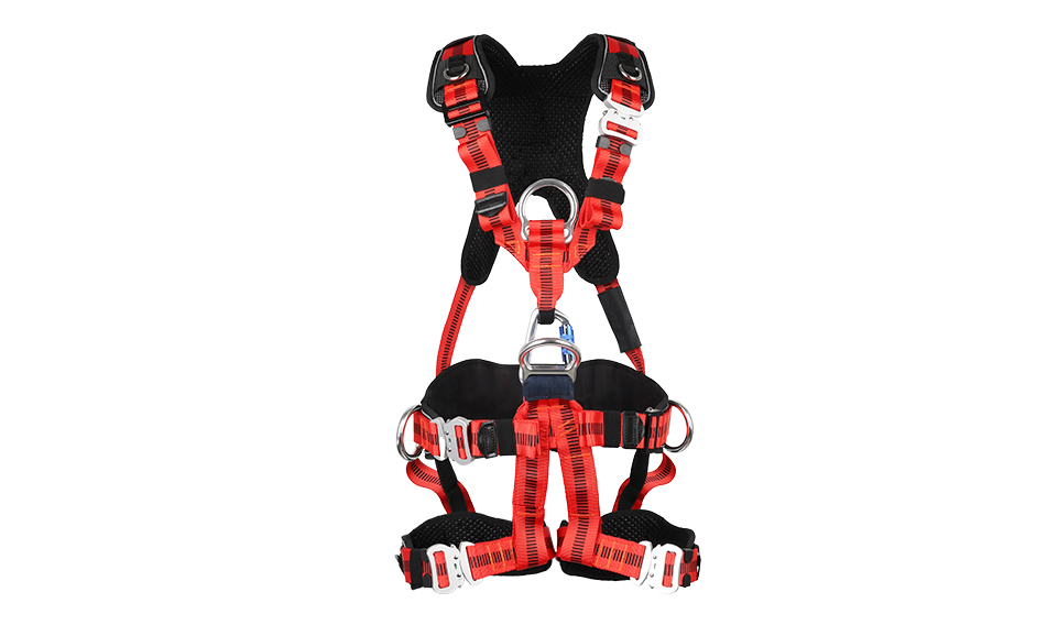 Five-step inspection method for five-point safty belts