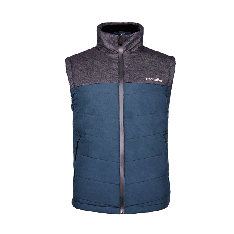 Far Infrared High Efficiency Warm Vest( Agate Blue and Warm Velvet Grey)