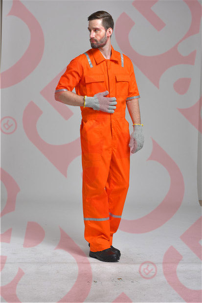 Short Sleeves Coverall