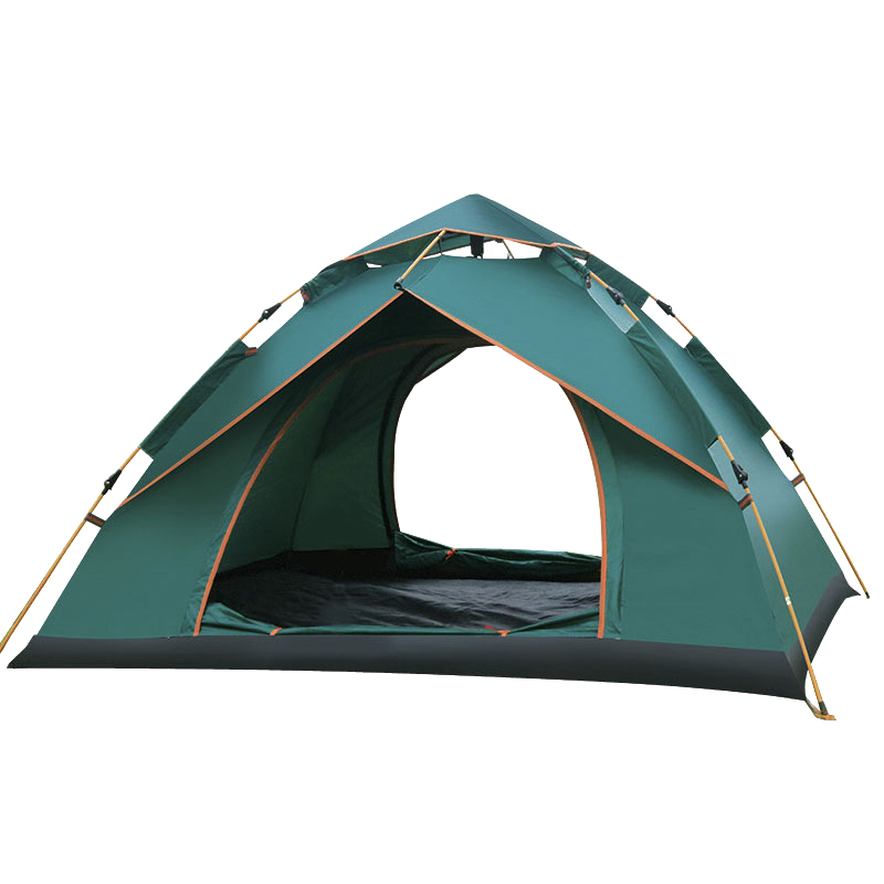 2 Person Single Layer Full Automatic Camping Tent
