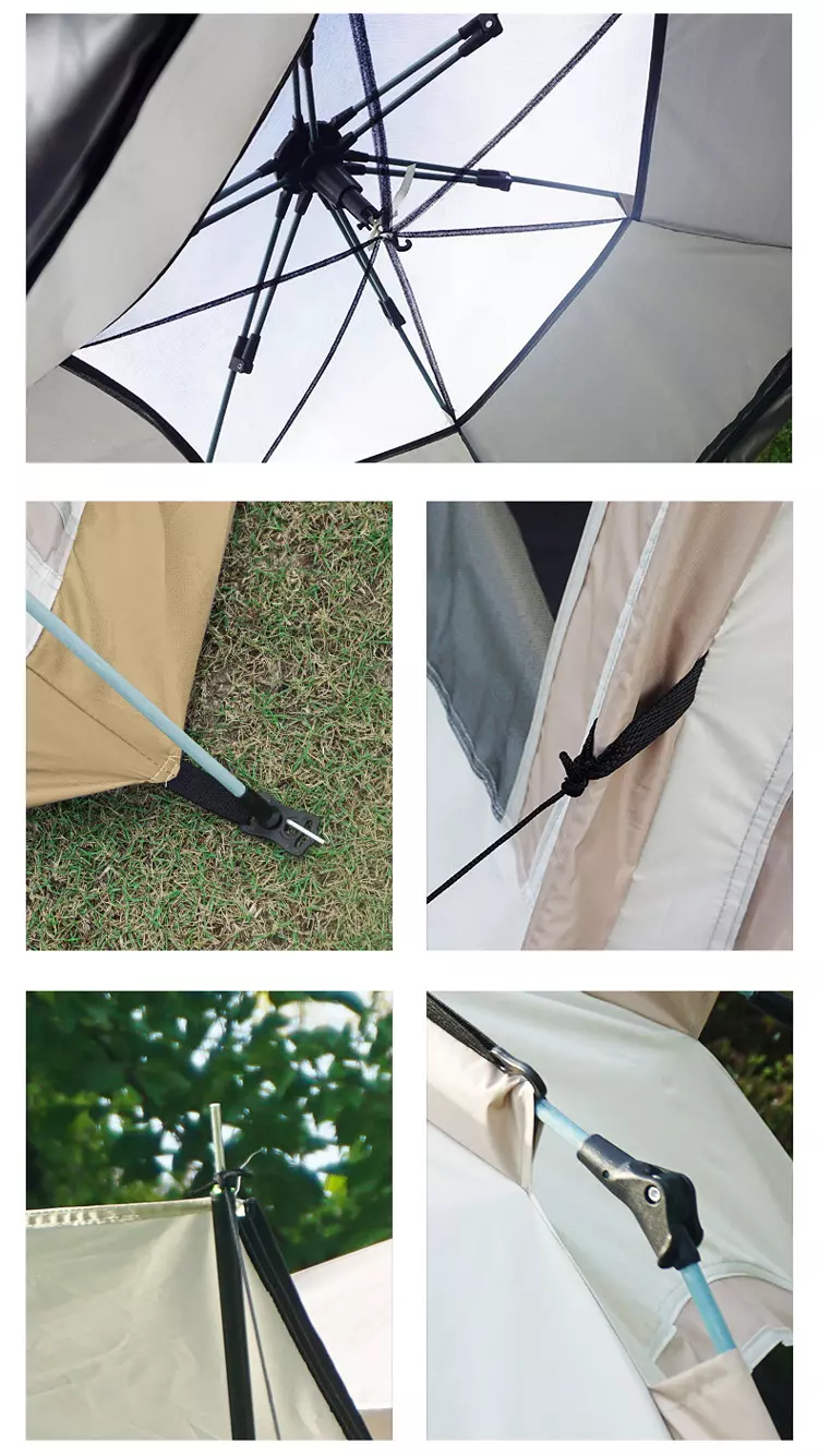 Automatic Portable Sunscreen Hexagonal Tent