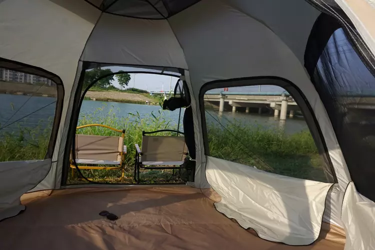 Automatic Portable Sunscreen Hexagonal Tent