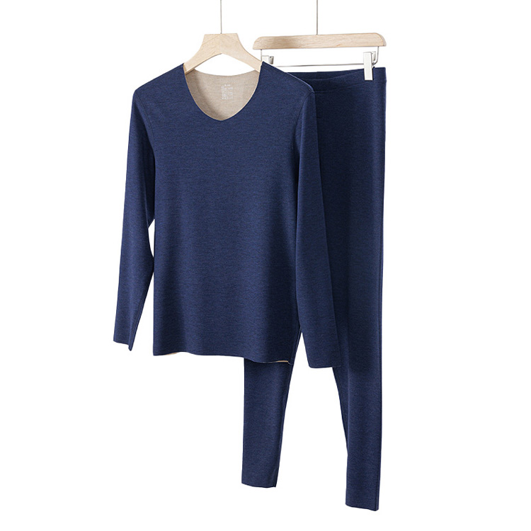 men's velvet thermal suit