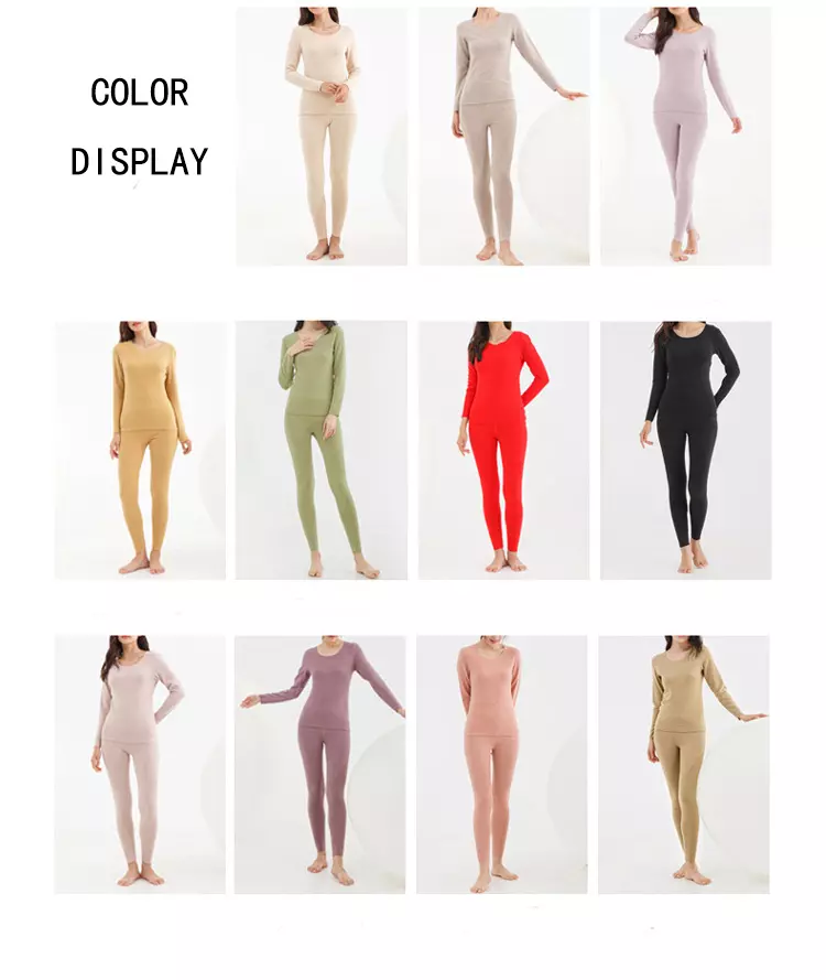 Women's velvet thermal suits