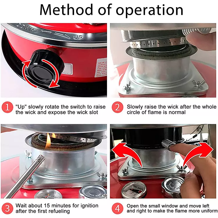 Outdoor portable kerosene heater