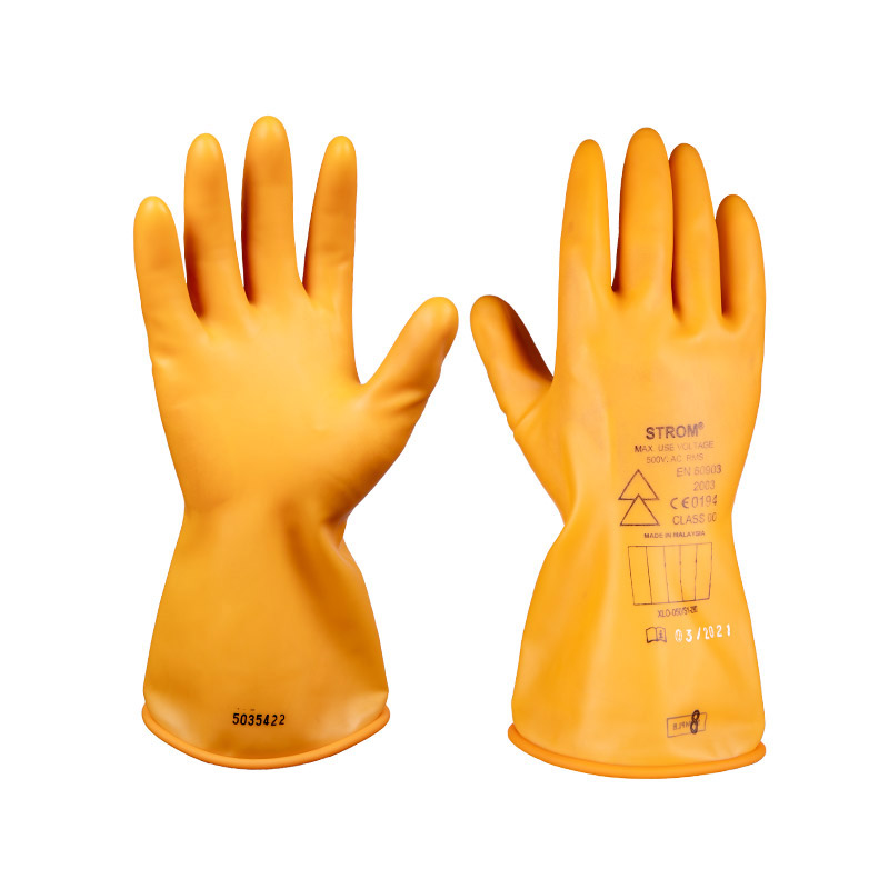 Electrical Insulated Class 0 Gloves Guantes Dielectricos