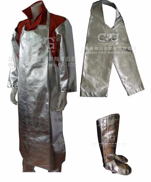 Aluminized Fire Suit heat resistant clothing fireproof suit