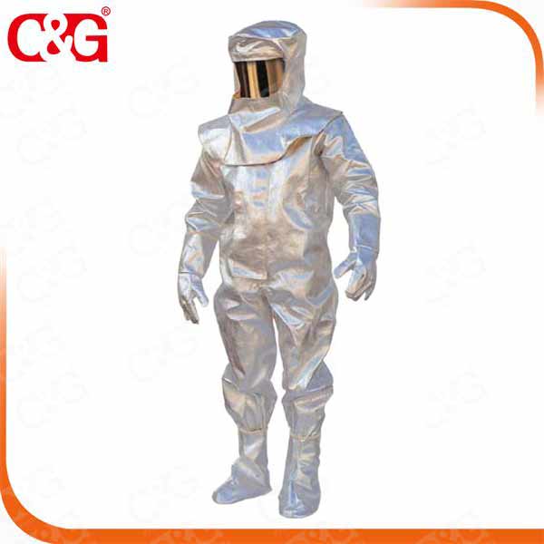 CG metal splash aluminized approach suit metaltech garment