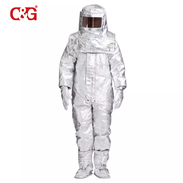 Aluminized thermal insulation clothing