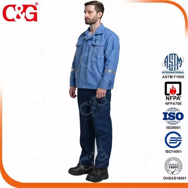 6cal/cm2 dupont protera electrical arc flash protection jacket workwear