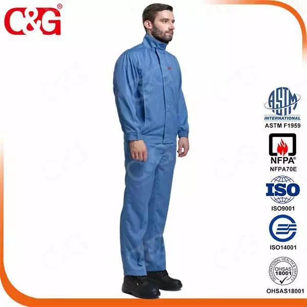 8 cal elecrical arc flash protective safety workwear