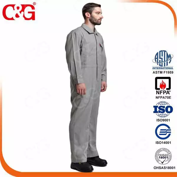 8 cal elecrical industry arc flash prevention work clothing suit