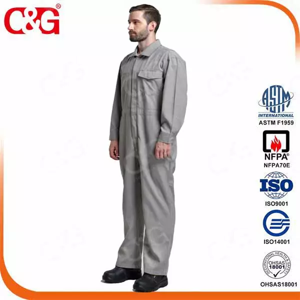 8 cal elecrical industry arc flash prevention work clothing suit