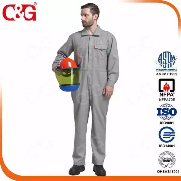 8 cal elecrical industry arc flash prevention work clothing suit