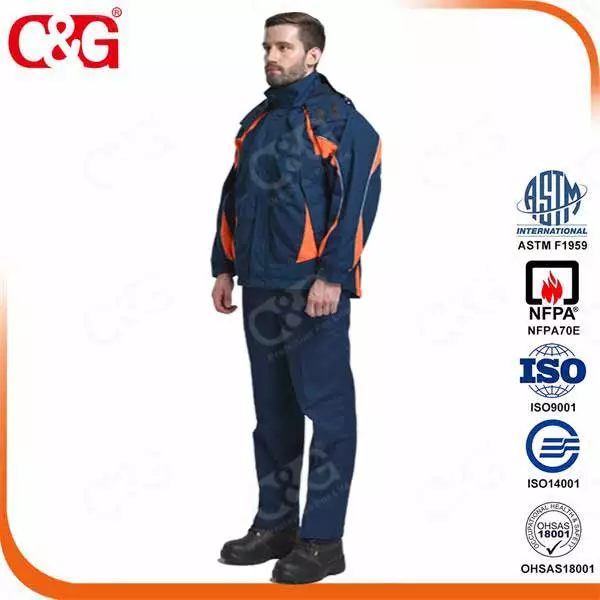 arc flash protective suit fire resistant coverall