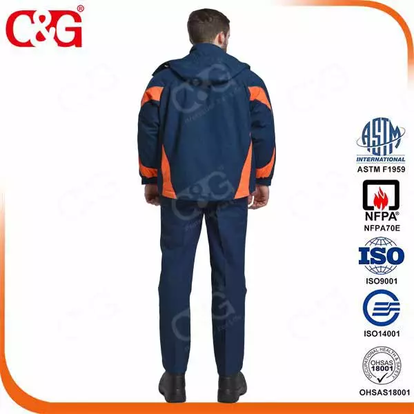 arc flash protective suit fire resistant coverall