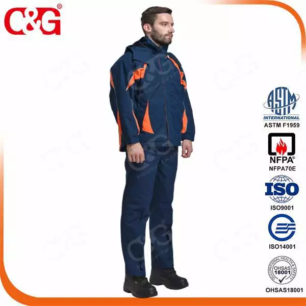 arc flash protective suit fire resistant coverall