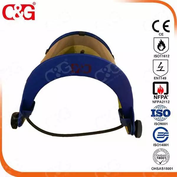 8Cal and 10cal Arc Face Shield and face shield mask