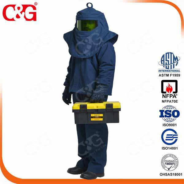 Cat IV 55cal/cm2 Arc Flash Suit Including Jacket and Biboverall