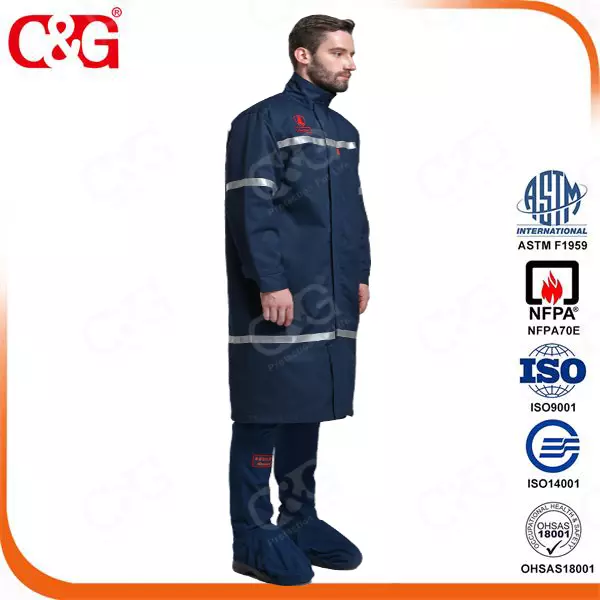 Cat4 40cal/cm2 Arc Flash suit with fan system