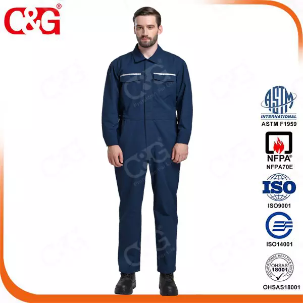 Cat2 12cal/cm2 arc flash protective clothing