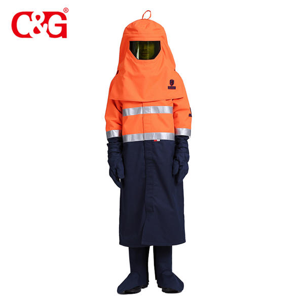 Complete production line 55 cal arc flash proof personal protective equipment clothing for ASTM F1959