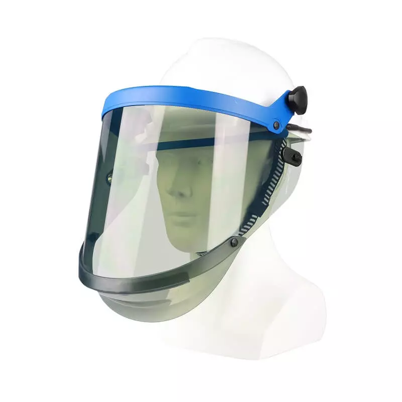 12 Cal Arc Flash Protection Face Shield Unit - 12 cal/cm2 rating 