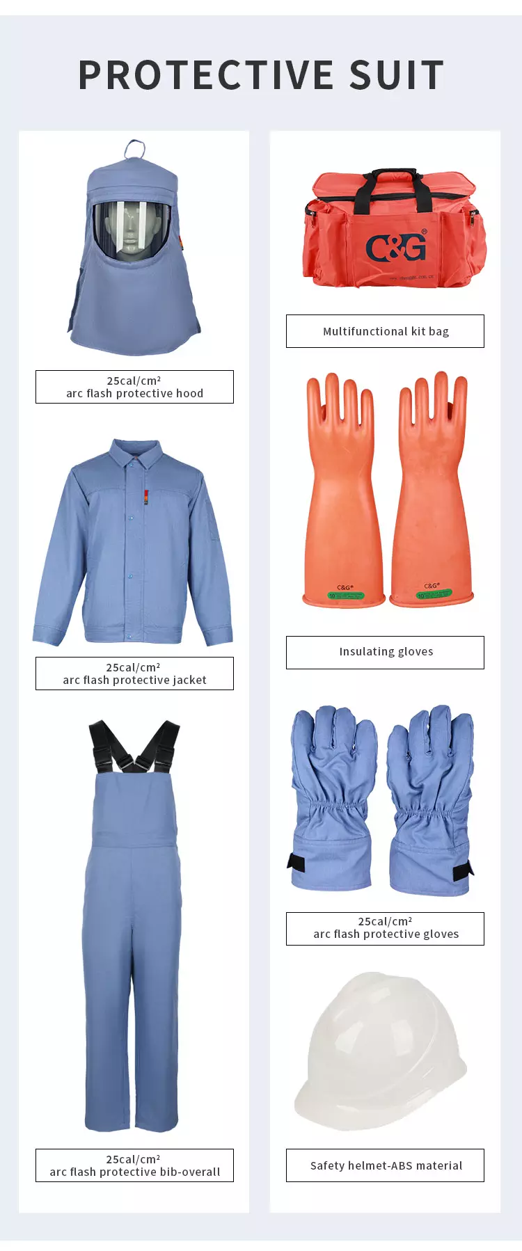 25 Cal Arc Flash Protection Clothing Kits