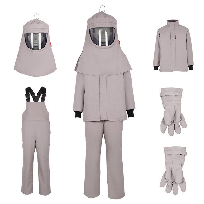 Arc Flash Protection Kits 45 cal/cm² CAT4 Double layers Grey