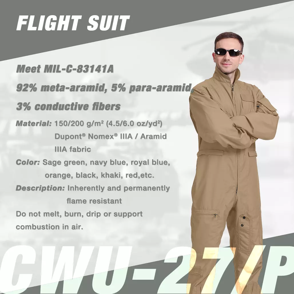 Nomex pilot suit